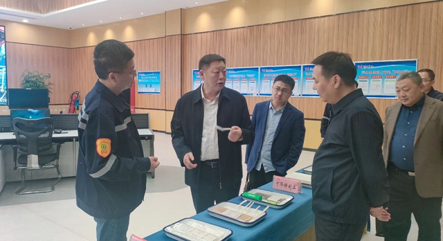宜昌市國資委黨委書記、主任黃智華到降解新材料公司調(diào)研指導(dǎo)工作
